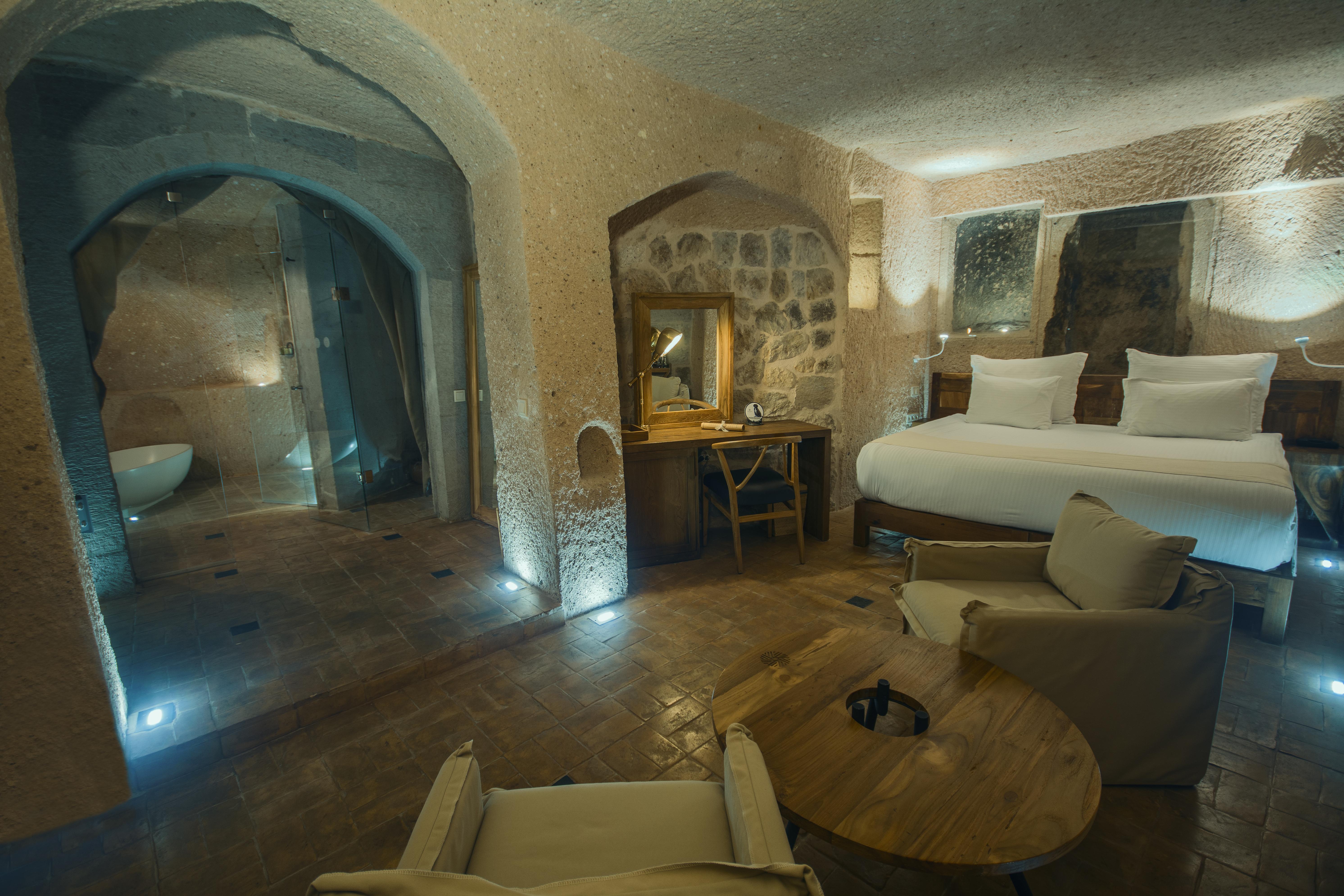 Millstone Cave Suites Hotel Uchisar Exterior photo